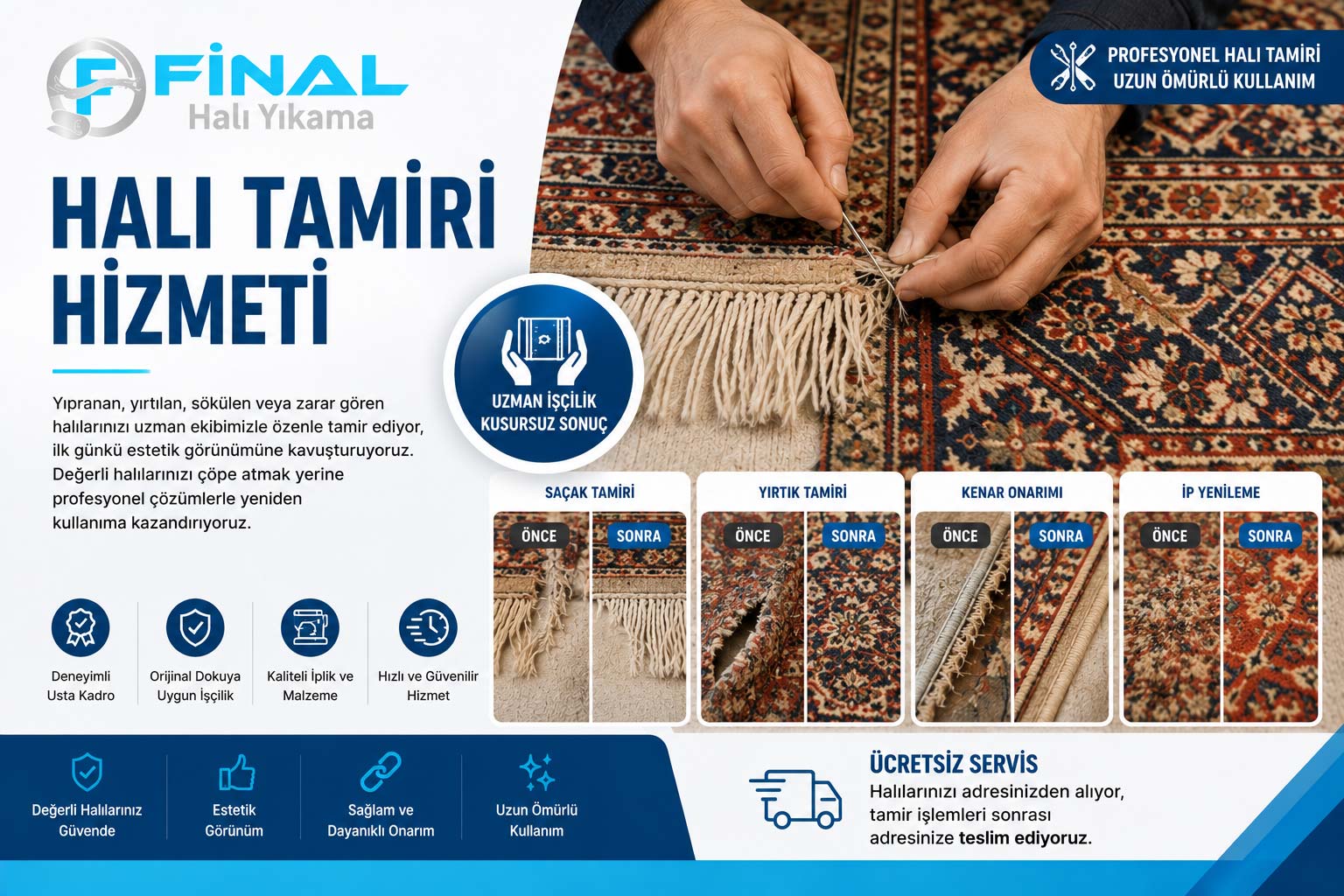Halı Tamiri Hizmeti